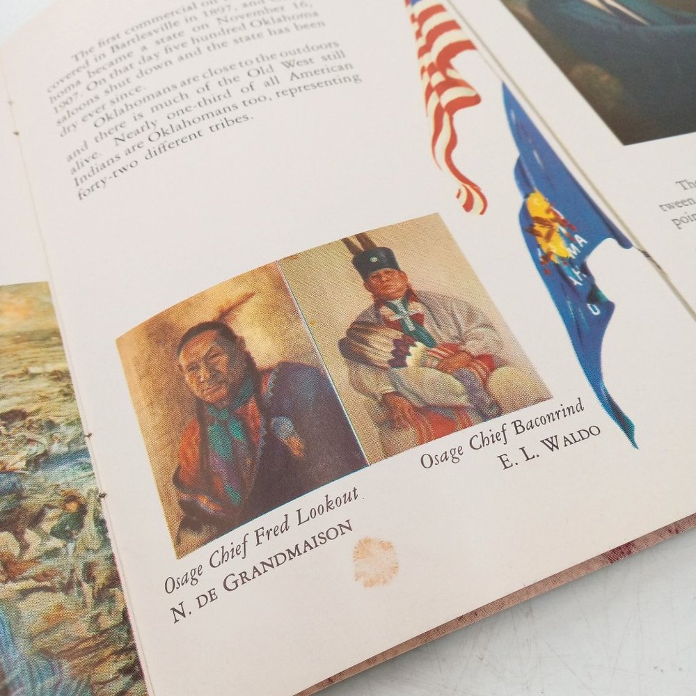 Oklahoma Woolaroc Museum Booklet Vintage 1952 Native American Horse Collectible - Picture 8 of 13